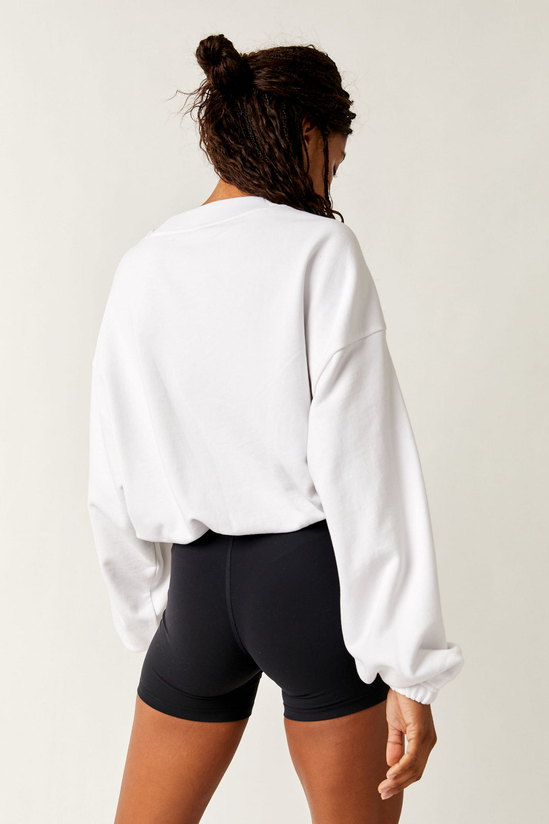Free People Movement Start To Finish Bubble Sweatshirt