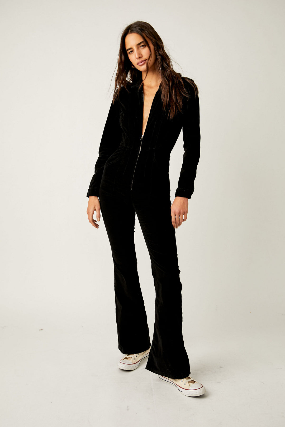 Free People – Jayde Cord-Flare-Jumpsuit