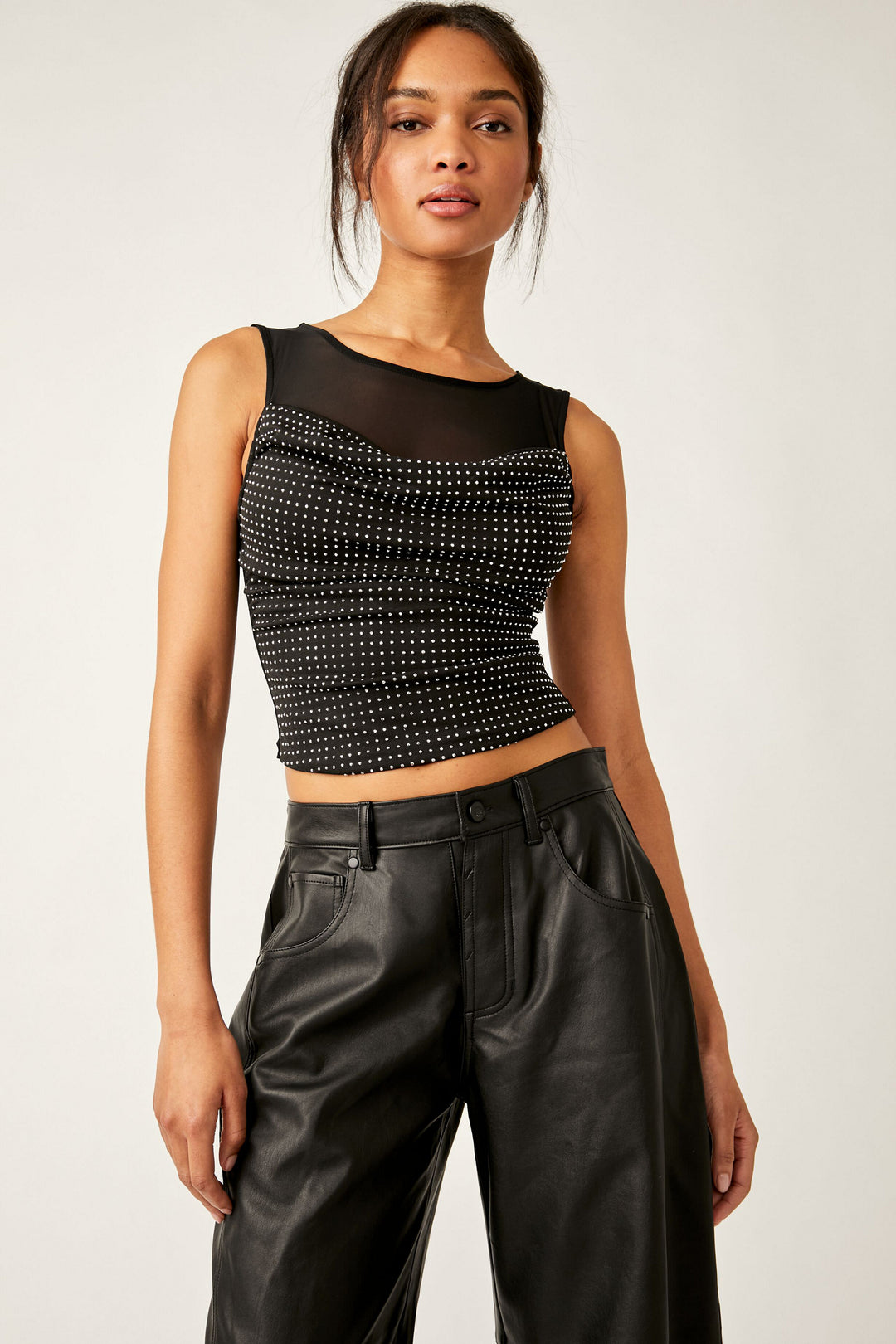 Free People Mirrorball-Oberteil