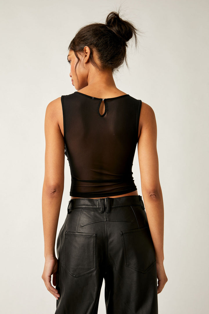 Free People Mirrorball-Oberteil