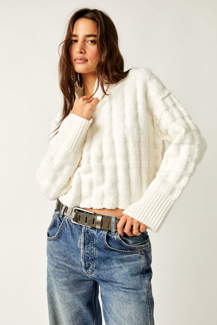 Free People Care FP Soul Searcher Moc Pullover