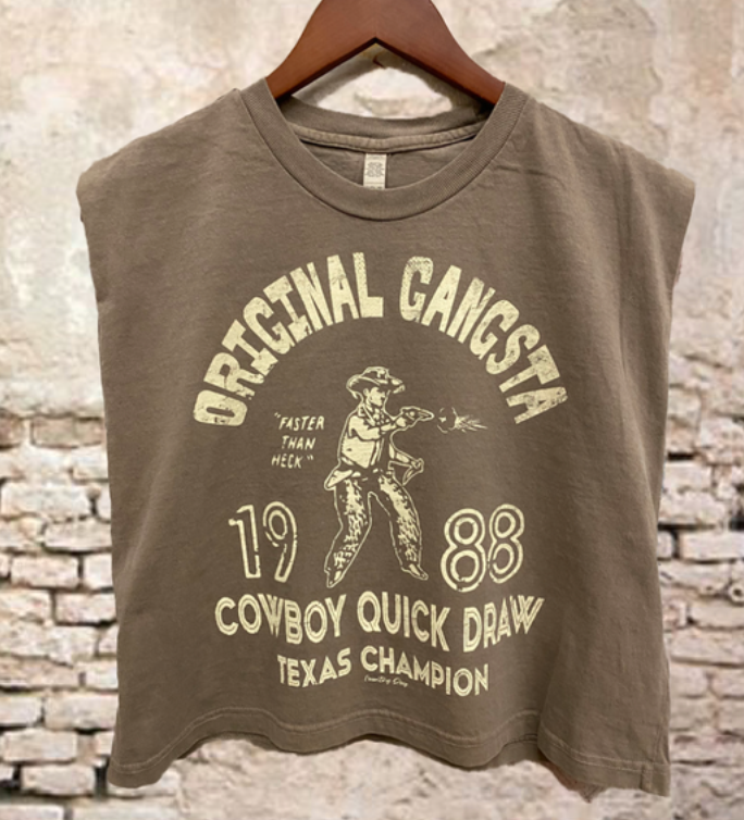 Country Deep Original Gangsta Muscle Tee