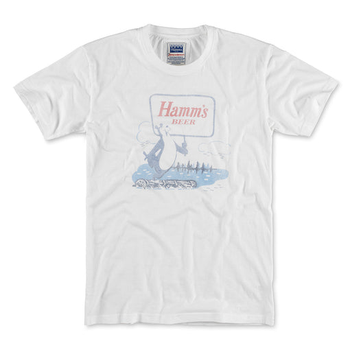 American Needle Brass Tacks Vin Fade Hamms T-Shirt aus 100 % Baumwolle