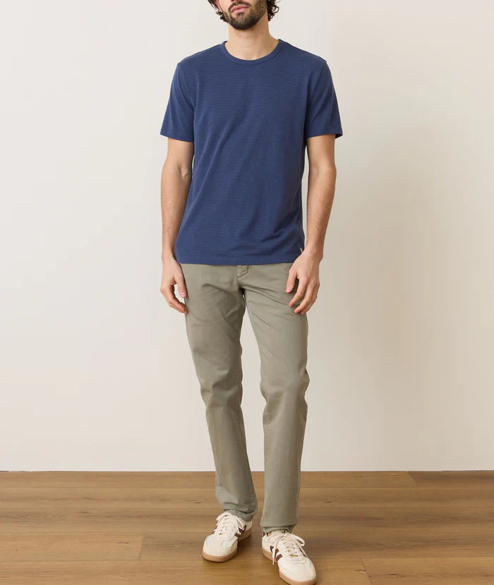 Marine Layer Signature Jacquard Crew Tee