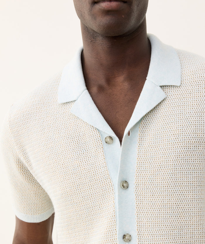 Marine Layer Asher Sweater Resort Button Shirt