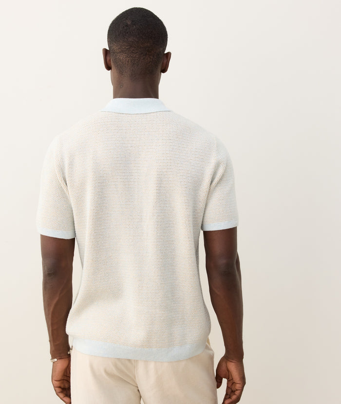 Marine Layer Asher Sweater Resort Button Shirt