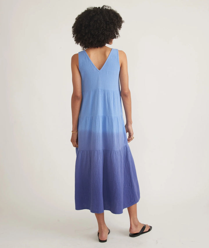Marine Layer Corinne Double Cloth Maxi Dress