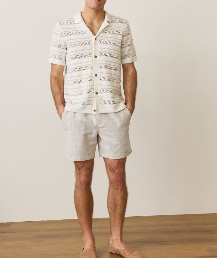 Marine Layer Button-Down Open Knit Sweater