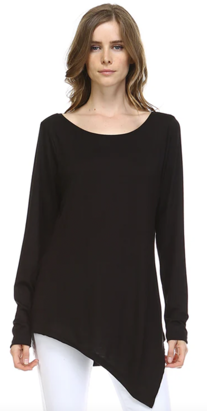 Joh Kelly Modal Knit Crew Neck Top