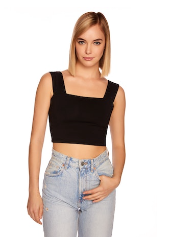 Susana Monaco Crop Top mit breiten Trägern