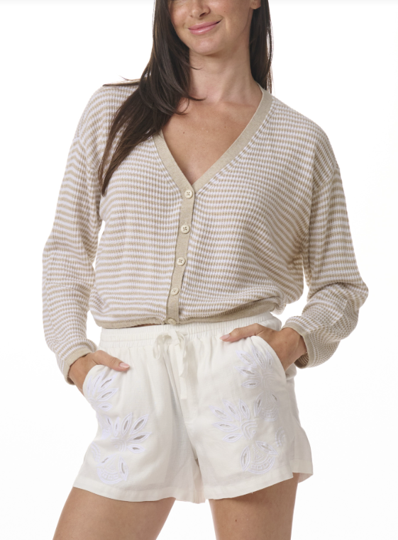Splendid Bri Striped Cardigan