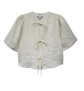 Fifteen Twenty Nadine Bow Detail Top