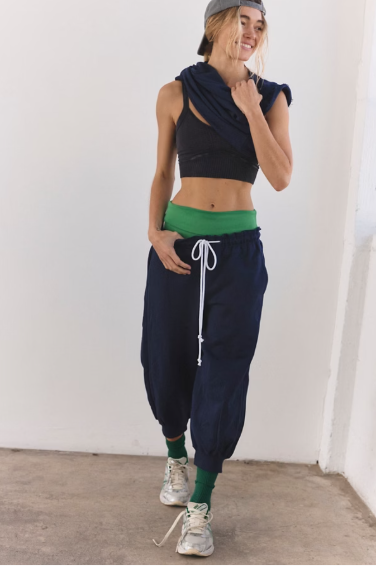 Free People Movement Flutter Cropped Jogger