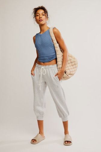 Free People Movement Heather Grey Joggers