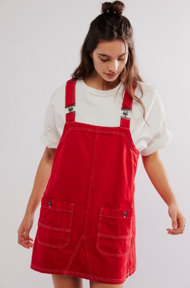 Free People Overall Smock Mini
