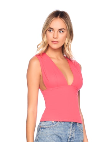Susana Monaco Low Wide Tank Top