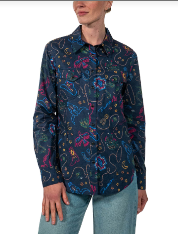 Pendleton Print Gambler Shirt