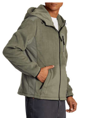 RVCA Block Fleece Zip