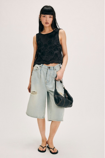 Free People Faded Gardens Tank