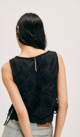 Free People Faded Gardens Tank