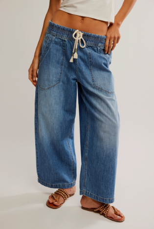 Free People Easy Peasy Pull On Pant