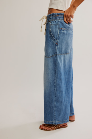 Free People Easy Peasy Pull On Pant