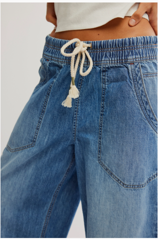 Free People Easy Peasy Pull On Pant