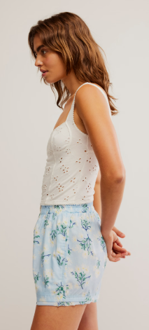 Free People Full Bloom Eyelet Cami