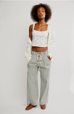 Free People Full Bloom Eyelet Cami