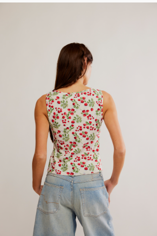 Free People Printed Tilly Vest