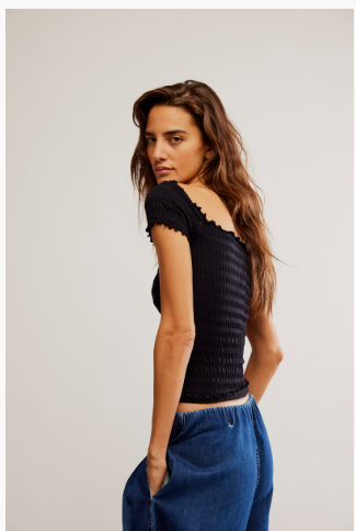 Free People Pucker Up Seamless Tee