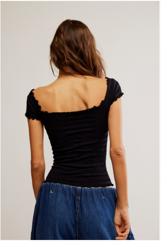 Free People Pucker Up Seamless Tee