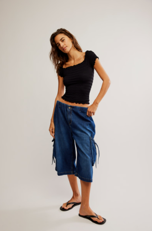 Free People Pucker Up Seamless Tee