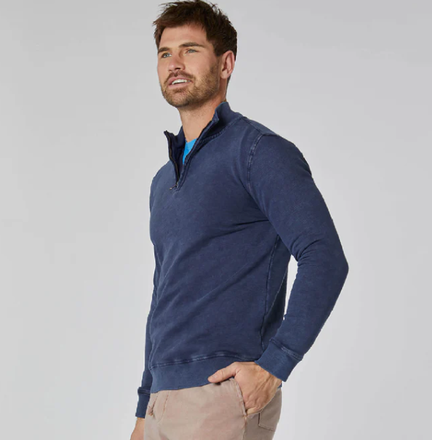 Mododoc San Rafeael 1/4 Zip Mock Neck Overshirt