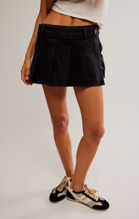 Free People Stephie Denim Skort