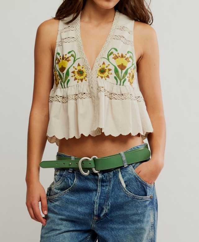 Free People Bali Vine Whispers Top