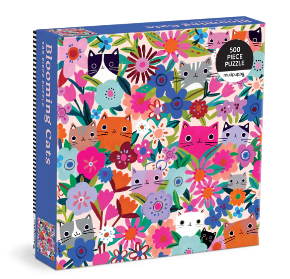 Chronicle Books Blooming Cats 500 Puzzle