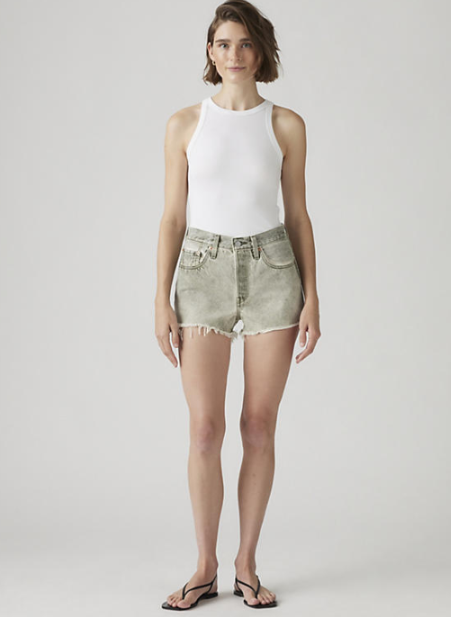 Levis 501 Original Short Cloudy Cypress