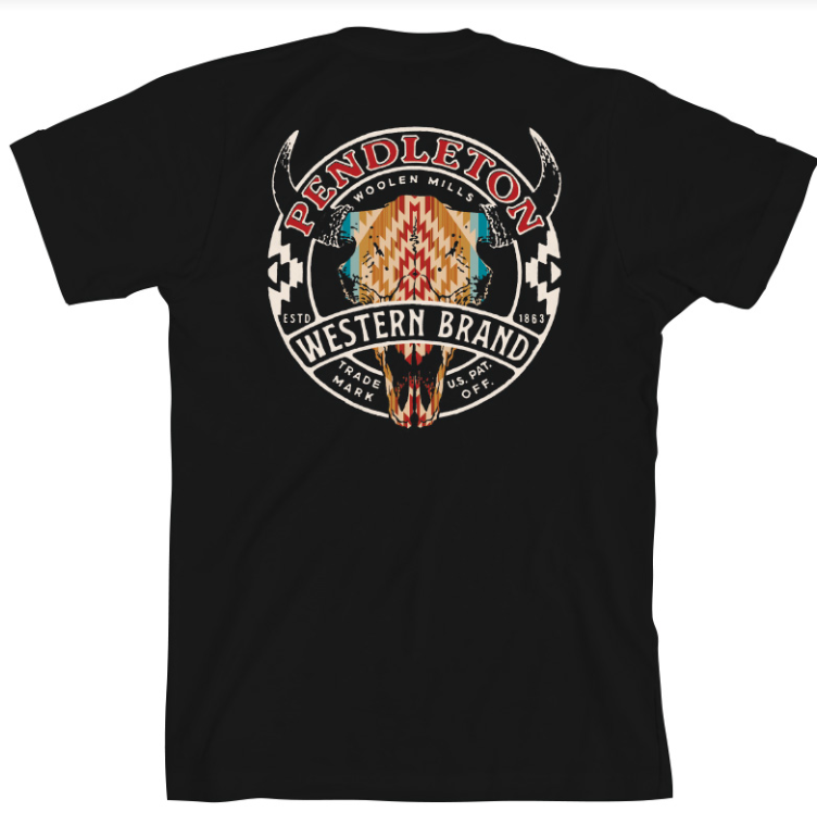 Pendleton Western Brand Logo Graphic Tee