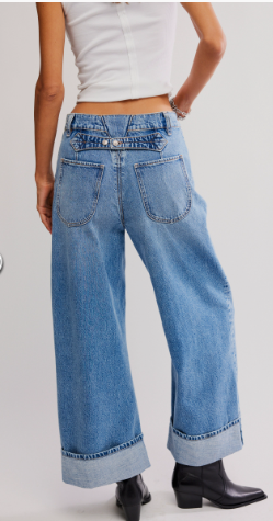 Free People Alia Wide Leg Jean