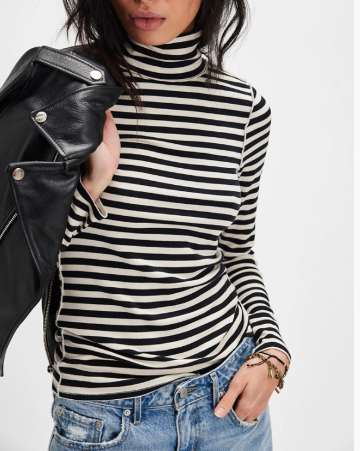 Free People Good Good Turtle Stripe Tee