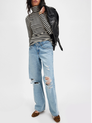 Free People Good Good Turtle Stripe Tee