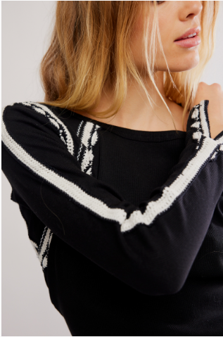 Free People Lost Love Long Sleeve Tee