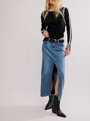 Free People Lost Love Long Sleeve Tee