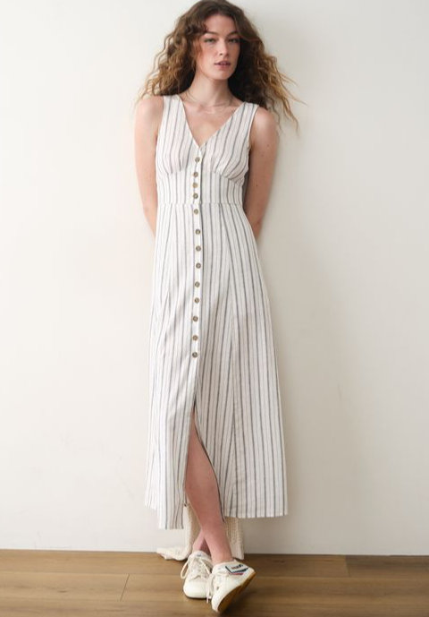 camila maxi dress marine layer Women's Camila Maxi Dress | Flores Print