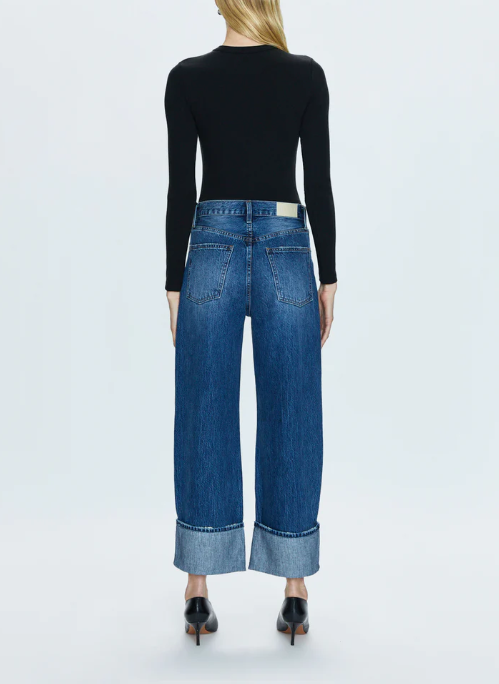 Pistola Ryder High Rise Cuffed Straight Jean