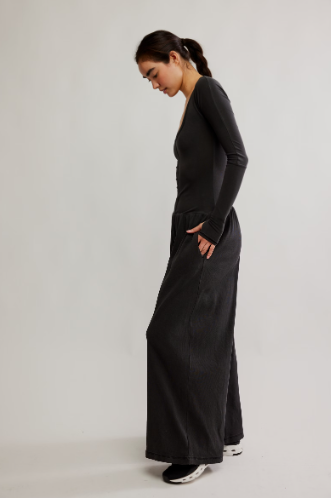 Free People Movement Hot Shot Wide Leg Onesie