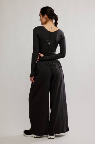 Free People Movement Hot Shot Wide Leg Onesie