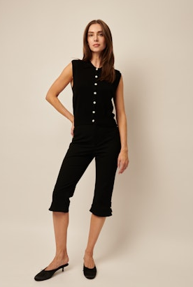 Line Shiloh Cardigan Sleeveless Sweater