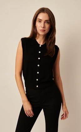 Line Shiloh Cardigan Sleeveless Sweater